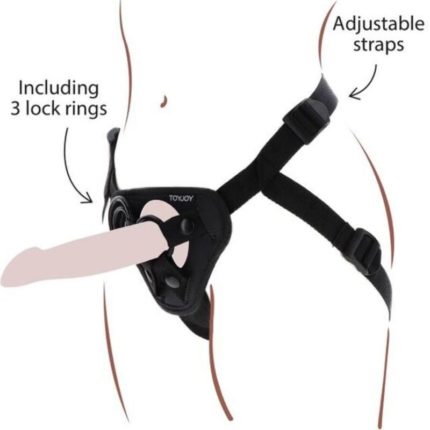 GET REAL - STRAP-ON HARNÉS NEGRO