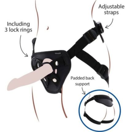 GET REAL - STRAP-ON DELUXE HARNÉS NEGRO