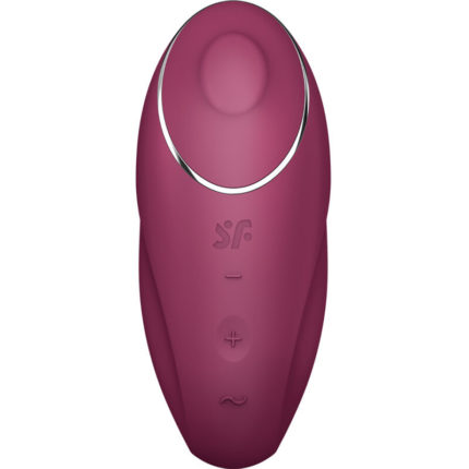 SATISFYER - TAP & CLIMAX 1 VIBRADOR LAY-ON ROJO