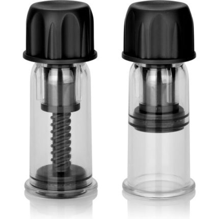 CALEXOTICS - VACCUM TWIST ONDAS ESTIMULADORASES PEZONES NEGRO